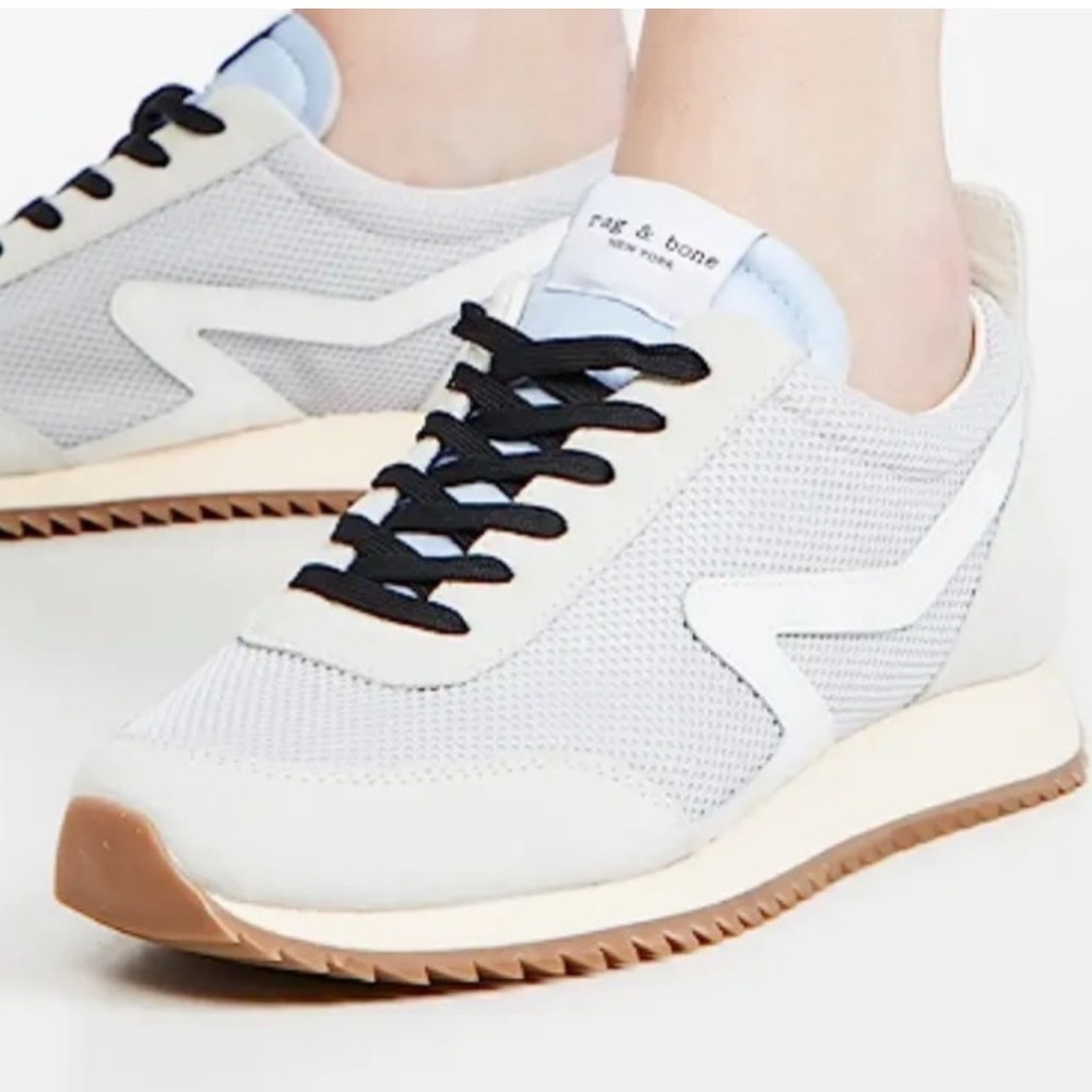 Rag & Bone Retro Runner Sneakers EU Size 39.5/US 9.5 Grey